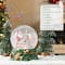 Glitzhome® 150mm Christmas Resin Lighted Musical Snowflakes Santa Waterglobe